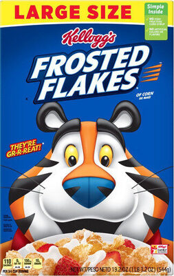 Frosted flakes of corn cereal