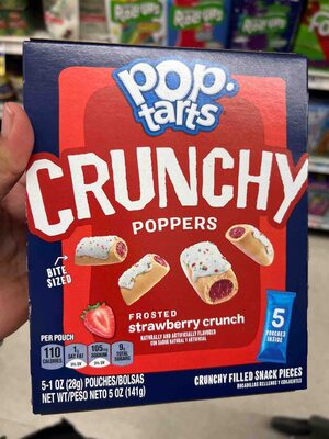 Crunchy Poppers Frosted Strawberry Crunch