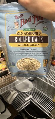 Organic Old Fashioned Rolled Oats Whole Grain