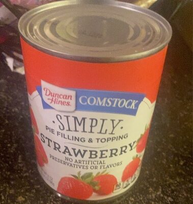 Comstock, Pie Filling & Topping, Strawberry