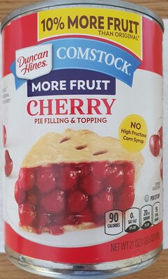 Duncan hines, comstock, pie filling & topping, cherry