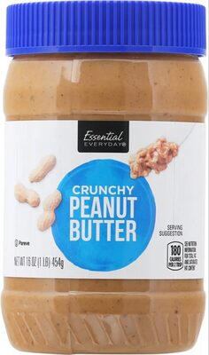 Crunchy peanut butter, peanut butter