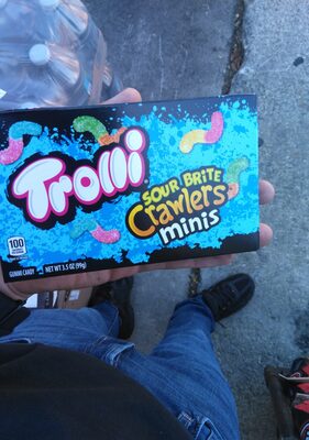 Trolli, sour brite crawlers minis gummi candy