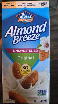 Orig. Unsweet. Almond Bev, Shelf-stable.