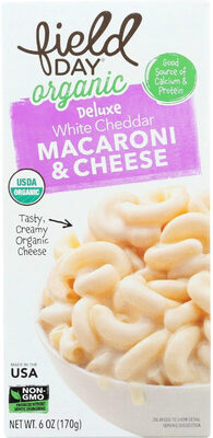 Organic Deluxe White Cheddar Macaroni & Cheese