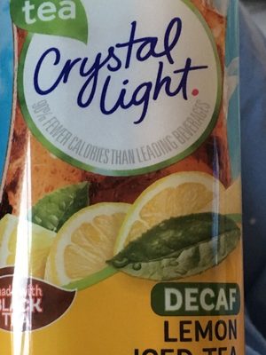 Decaf lemon ice tea