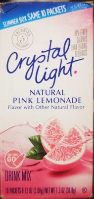 Pink lemonade powder