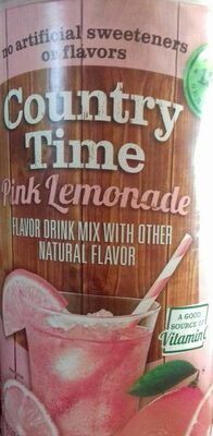 Pink lemonade drink mix