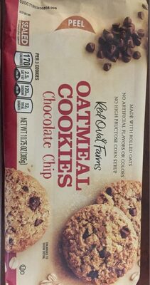 Oatmeal cookies, chocolate chip
