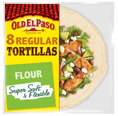 8 Flour Tortilla Wraps Regular