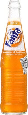 Mexican orange fruit flavored soda