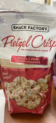 Pretzel Crisps White Crème & Peppermint