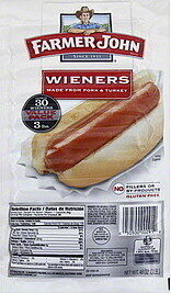 Wieners Made From Pork & Turkey