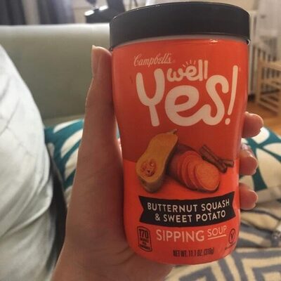 Campbells sipping soup