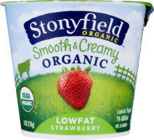 Organic Strawberry Lowfat Yogurt