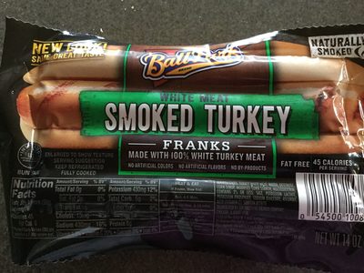 WHITE MEAT SMOKED TURKEY FRANKS