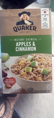 Instant Oatmeal Apples & Cinnamon