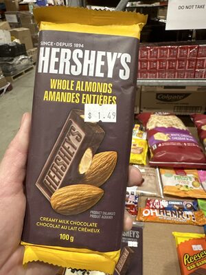 Hershey's whole almonds