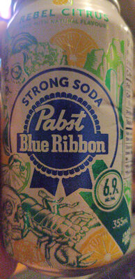 Rebel Citrus Strong Soda Pabst Blue Ribbon