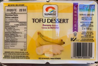 Banana Flavour Tofu Dessert