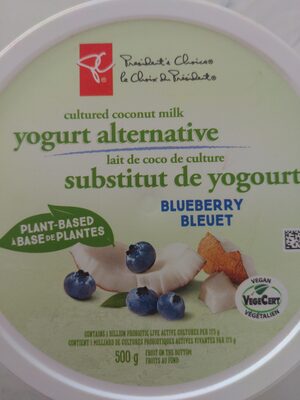 cultured coconut milk blueberry