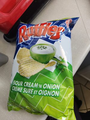 Ruffles Sour Cream 'n Oignon Chips