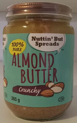 100% Pure Crunchy Almond Butter