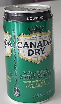 Ginger Ale zéro sucre