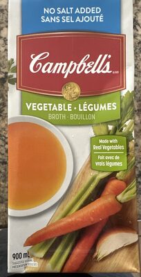 Vegetable Broth No Salt Added