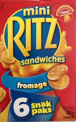 Ritz mini sandwiches, saveur fromage