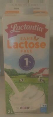 1% Lactose Free Partly Skimmed Milk