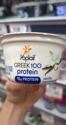 Yoplait Greek 100 Protein Vanilla Fat Free Yogurt