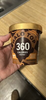 Chocolate Caramel Brownie Light Ice Cream