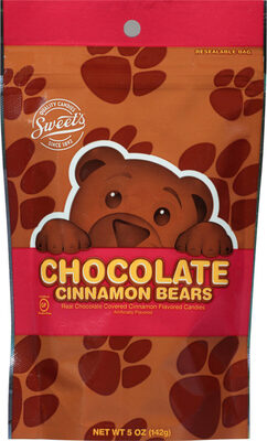 Chocolate Bears Candies, Cinnamon