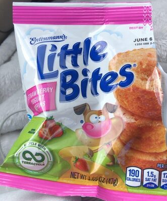 Little bites strawberry yogurt muffins