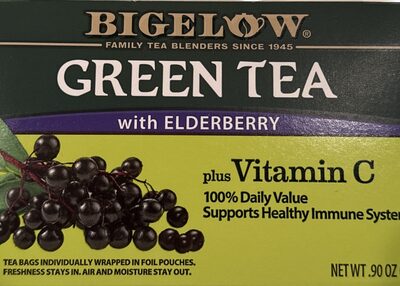 Bigeloq Green Tea with Eldeberry