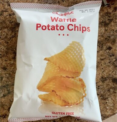 Waffle potato chips