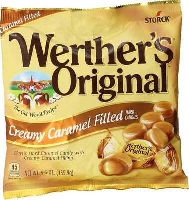 Original creamy caramel filled hard candies