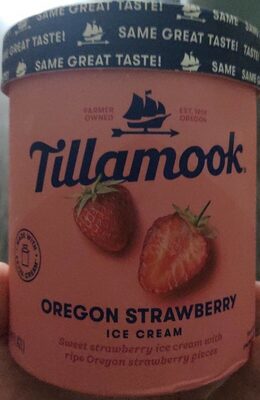 Oregon Strawberry Ice Cream