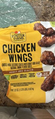 CHICKEN WINGS HONEY BBQ GLAZED