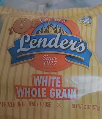 Lenders White whole grain bagels