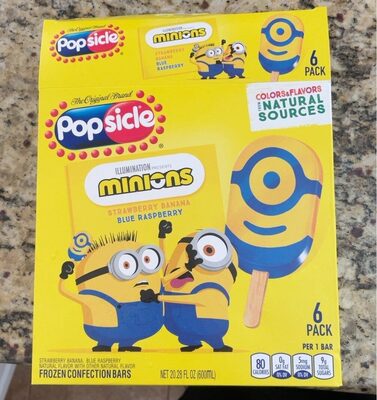 Minions strawberry banana blue raspberry