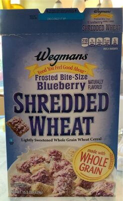 Frosted Bite-Size Blueberry Shredded Wheat