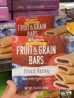 Mixed berry fruit & grain bars