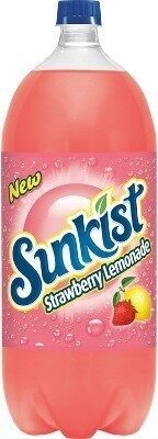 Strawberry lemonade soda