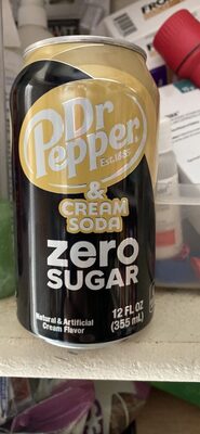 Dr Pepper & Cream Soda zero sugar
