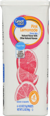 Great value pink lemonade drink mix