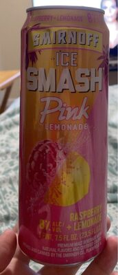 Ice smash pink lemonade