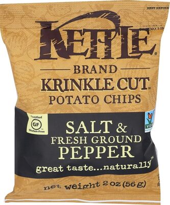 Potato Chips Krinkle Cut Salt & Fresh Ground Pepper