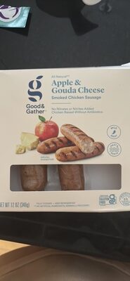 Apple & Gouda Cheese Chicken Sausage